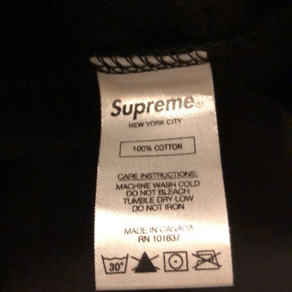 SOLD. SHINE Hooded Sweatshirt by Supreme Black Size Large NWT - Picture 13 of 14
